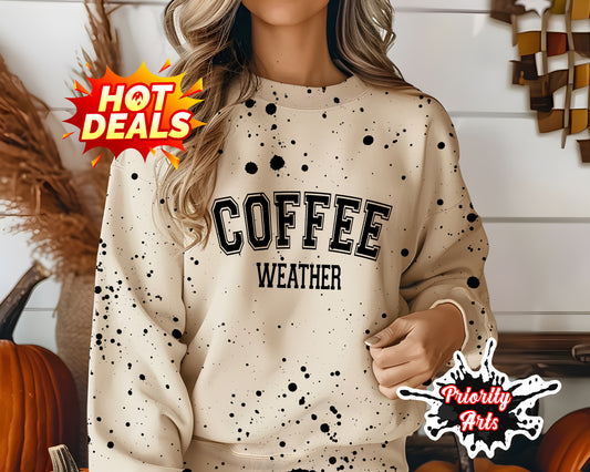 Sand Coffee Weather Crewneck