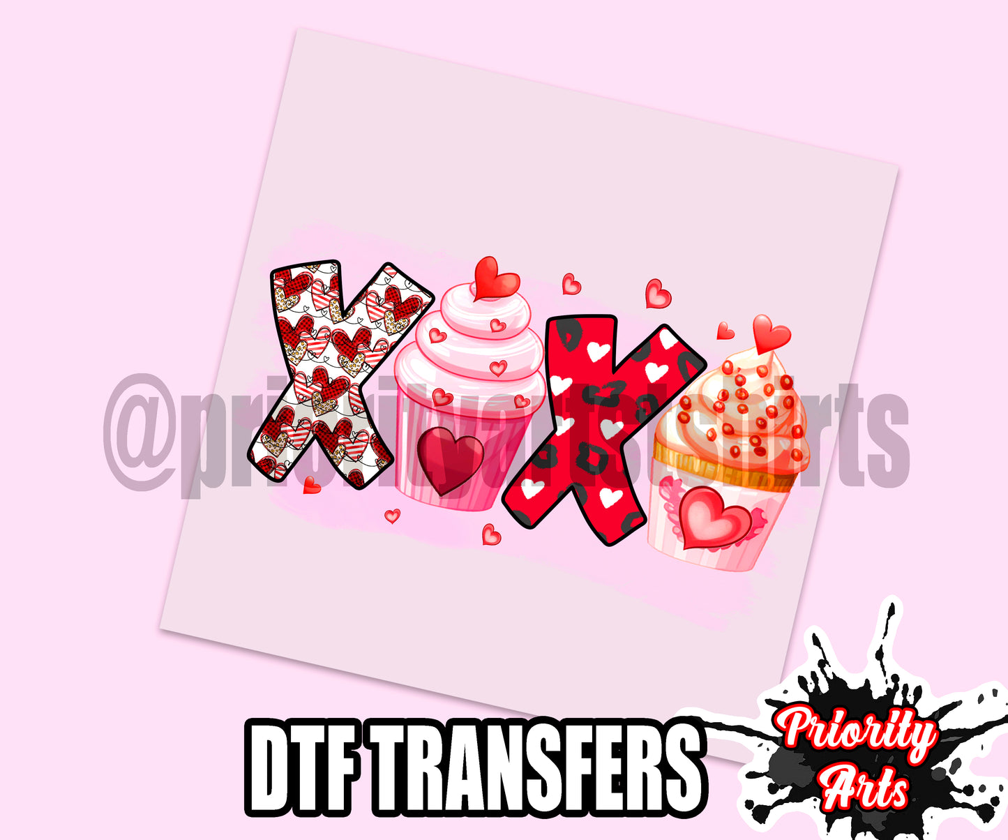 XoXo Valentine's Dtf Transfer