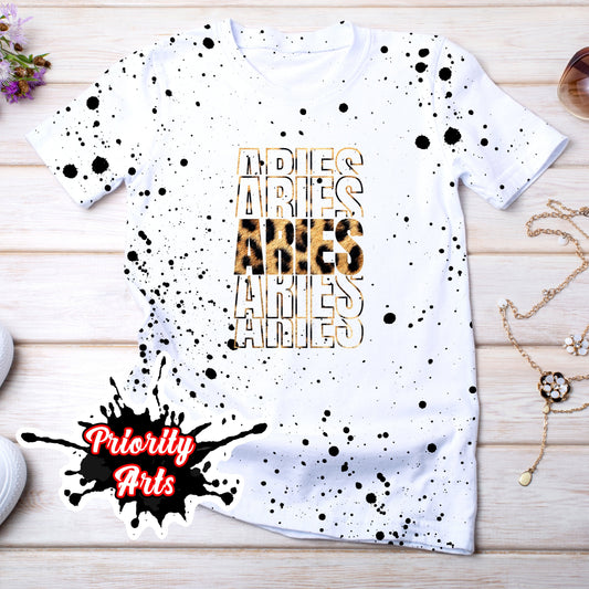 ARIES LEOPARD PRINT TEE