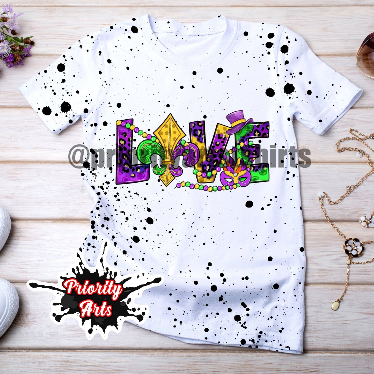 MARDI GRAS LOVE SHIRT