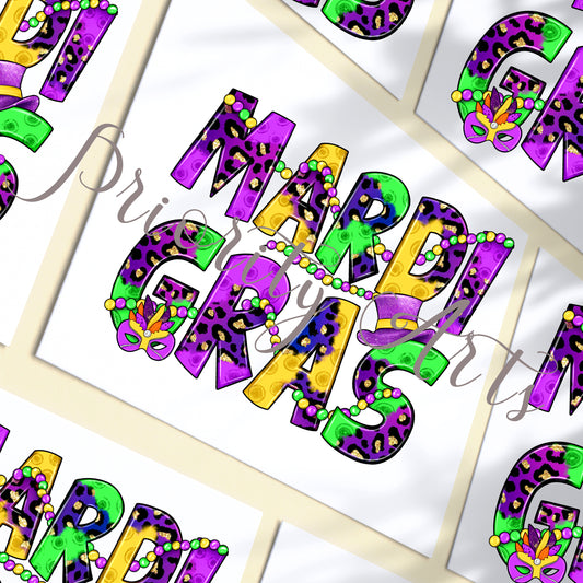 MARDI GRAS SUBLIMATION TRANSFER